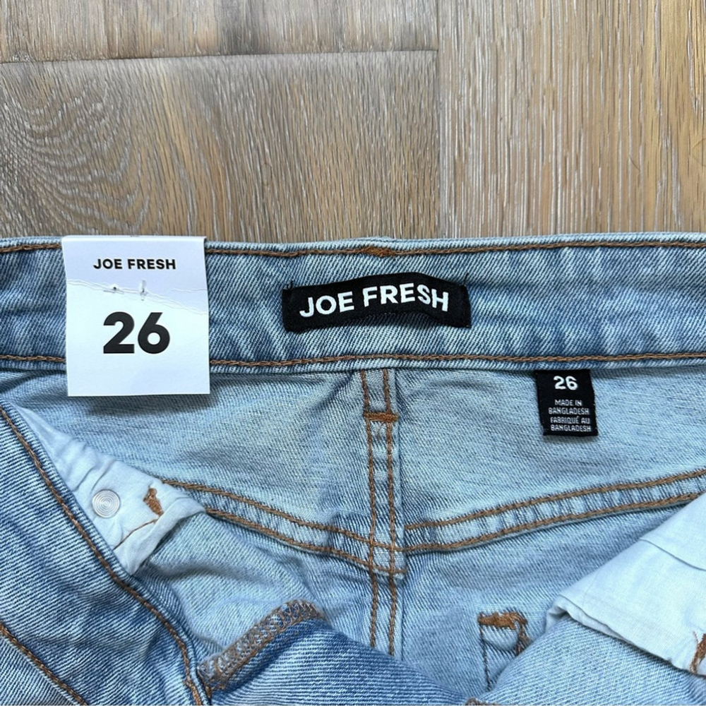 NWT Joe Fresh Denim Mini Skirt - Size 26 - Picture 6 of 9